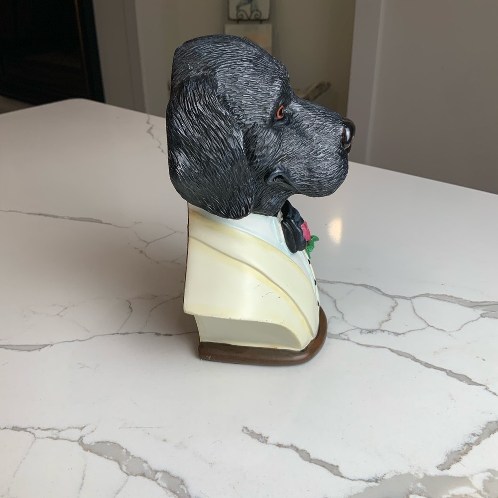 Silvestri Black Labrador Retriever Bookend or Paper weight - Picture 6 of 8
